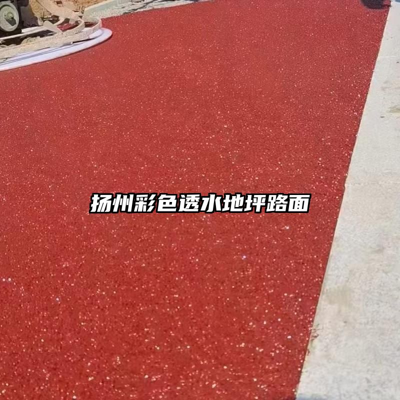 扬州彩色透水地坪路面