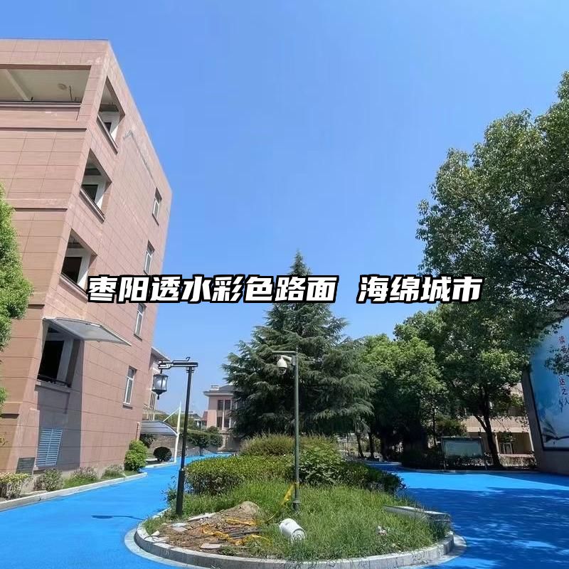 枣阳透水彩色路面 海绵城市